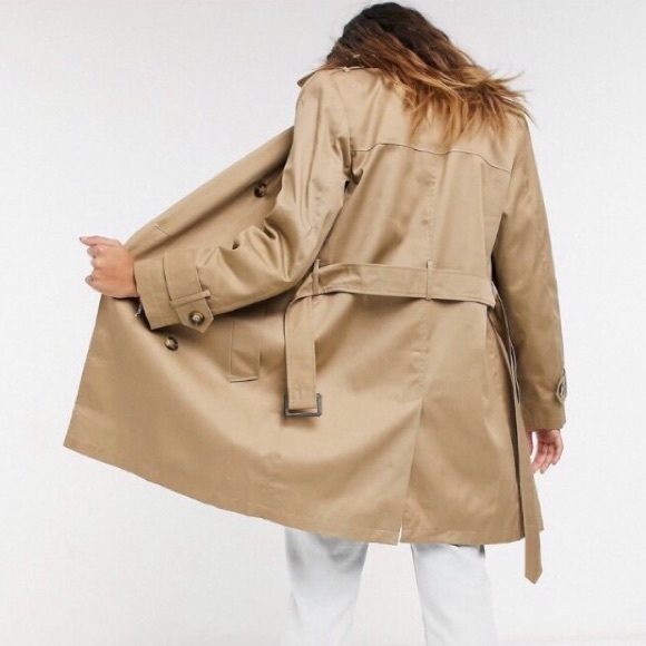 ASOS The Classic Trench Coat Size 8 - Picture 3 of 15
